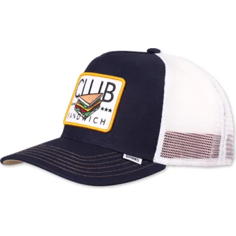 Šiltovky zaoblená tmavomodrá snapback Club Sandwich HFT Food Djinns