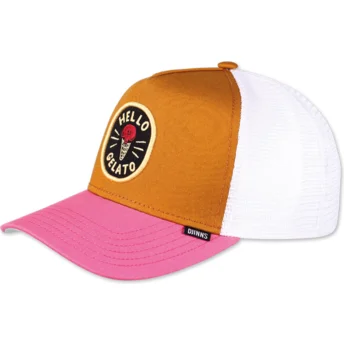 Cap zaoblená brown snapback Djinns
