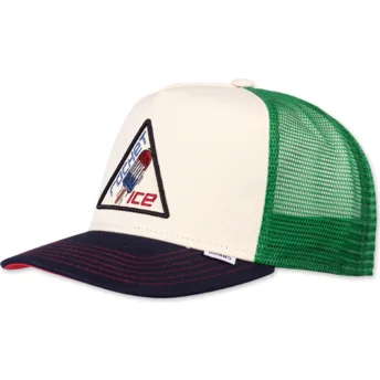 Šiltovka zaoblená biely snapback Rocket Ice HFT Food Djinns