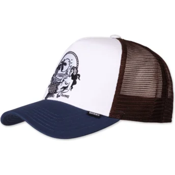 Šiltovka zaoblená biely snapback Lazy Mermaid HFT Lazy Days Are The Best Days Djinns