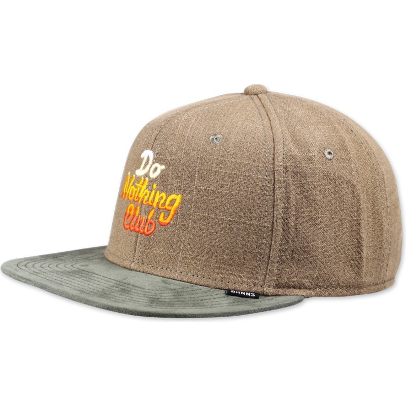 djinns-flat-brim-do-nothing-club-dnc-hippie-green-snapback-cap