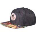 siltovka-rovna-cierna-snapback-frida-kahlo-linen-rev-djinns