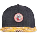 siltovka-rovna-cierna-snapback-lucky-cat-linen-rev-djinns