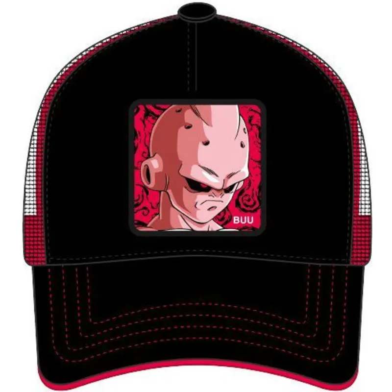 cap-zaoblena-black-snapback-kid-buu-dragon-ball-capslab