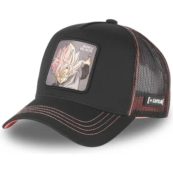 Šiltovka zaoblená čierna snapback BLA1 Goku Black Dragon Ball Capslab