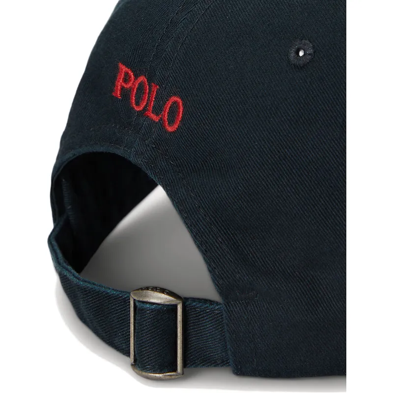 schwarze-verstellbare-curved-cap-mit-rotem-logo-cotton-chino-classic-sport-von-polo-ralph-lauren