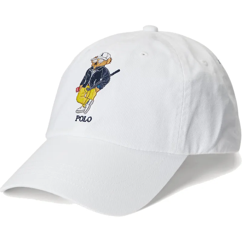 siltovka-zaoblena-biely-nastavitelny-bear-twill-polo-ralph-lauren