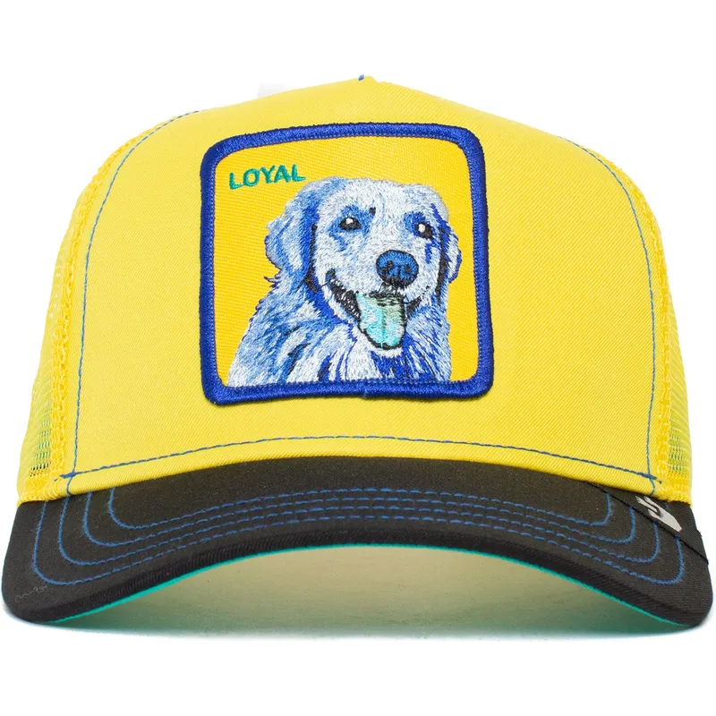 siltovka-zaoblena-zlta-snapback-loyal-doggy-trip-the-farm-goorin-bros