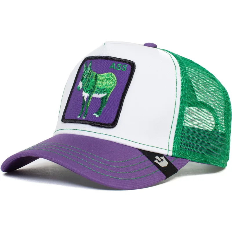 siltovka-zaoblena-viacfarebna-snapback-ass-donkey-trip-the-farm-goorin-bros