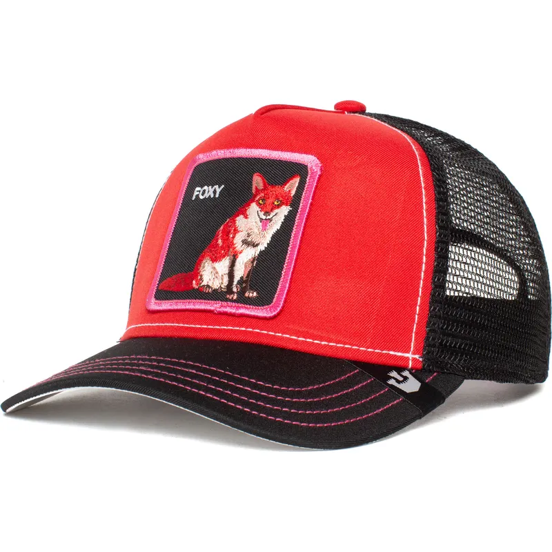 siltovka-zaoblena-cervena-snapback-foxy-trip-the-farm-goorin-bros