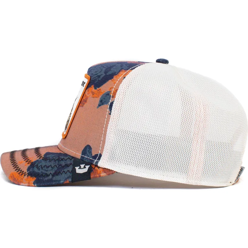 siltovka-zaoblena-oranzova-snapback-majestic-monarchy-of-roses-the-farm-goorin-bros