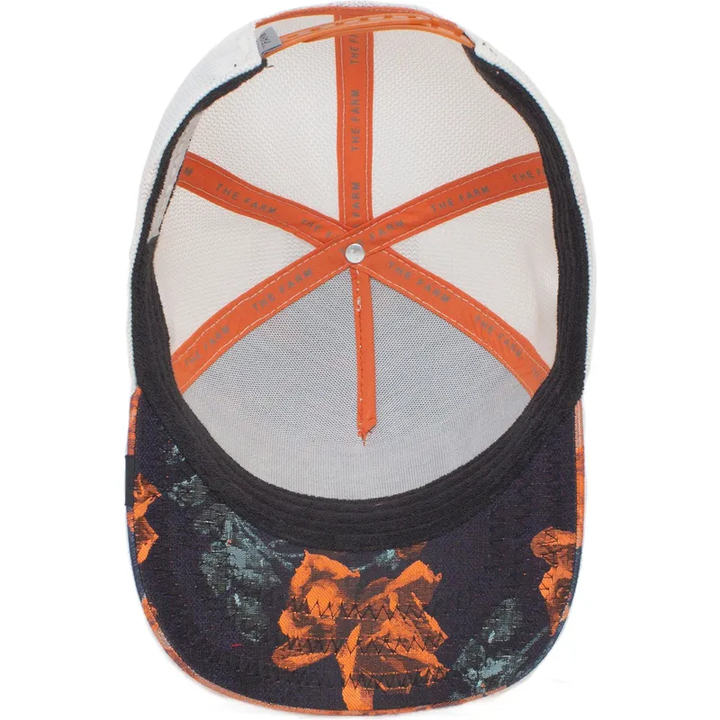 siltovka-zaoblena-oranzova-snapback-majestic-monarchy-of-roses-the-farm-goorin-bros