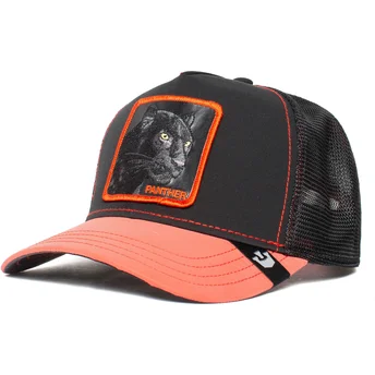 Gorra trucker negra y roja pantera Black Panther Dark...