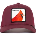 siltovka-zaoblena-cervena-snapback-handsome-truckin-the-farm-goorin-bros