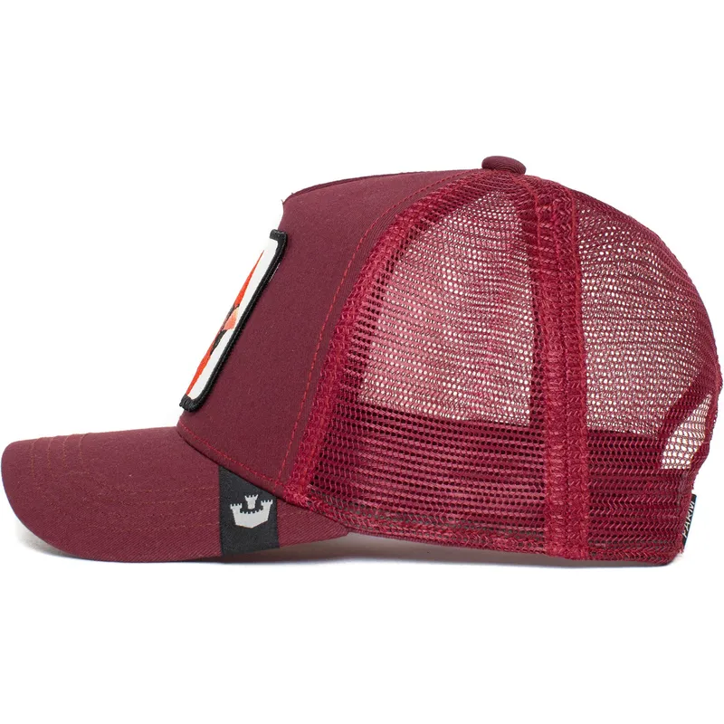 siltovka-zaoblena-cervena-snapback-handsome-truckin-the-farm-goorin-bros