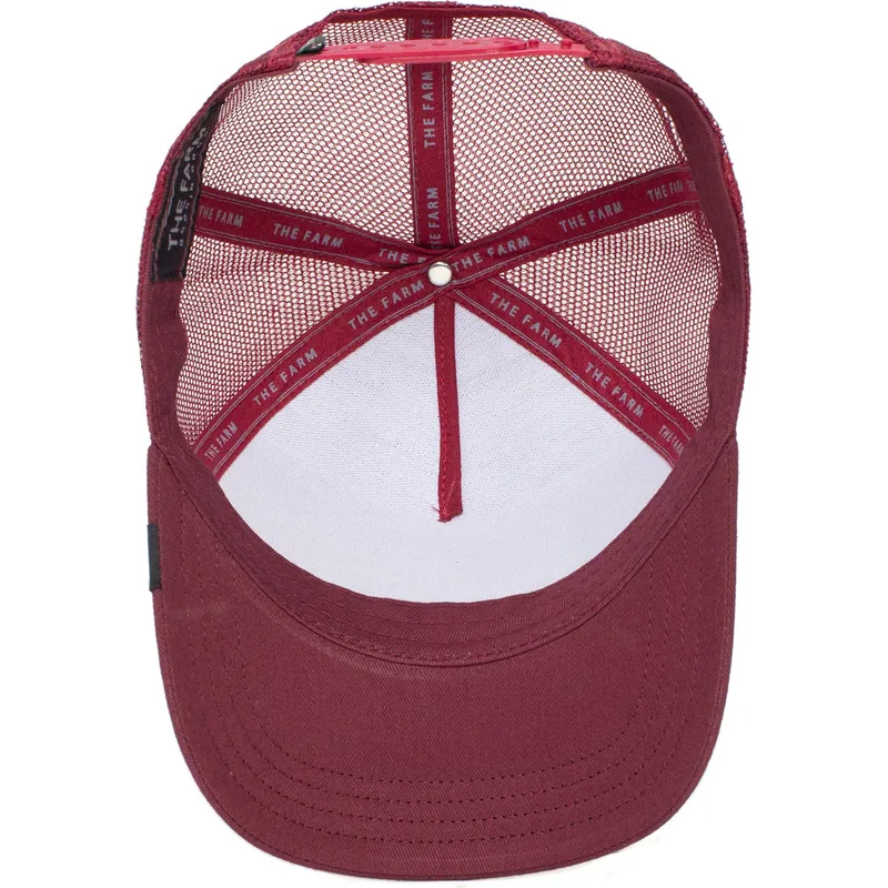 siltovka-zaoblena-cervena-snapback-handsome-truckin-the-farm-goorin-bros