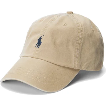 Šiltovky zaoblená hnedá nastaviteľný pásik Cotton Chino Classic Sport Polo Ralph Lauren