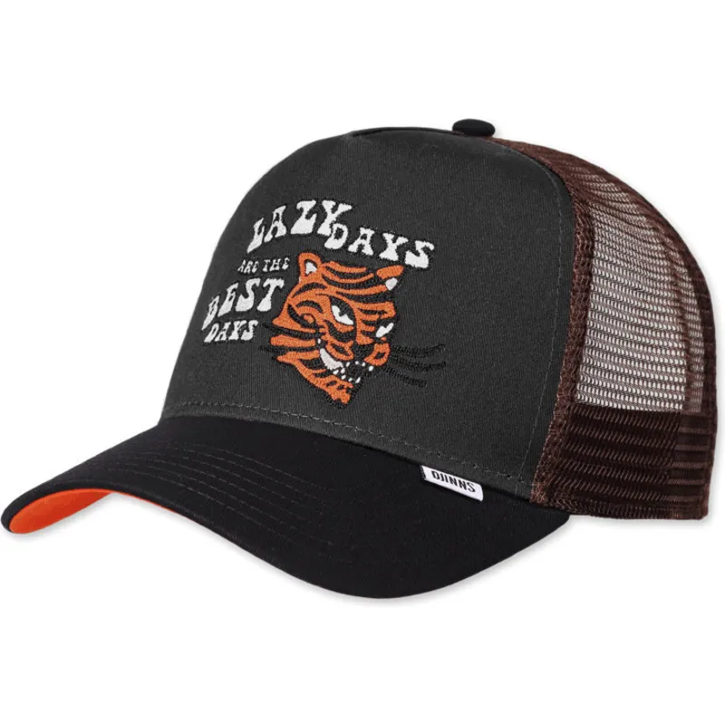siltovka-zaoblena-cierna-snapback-lazy-tiger-hft-lazy-days-are-the-best-days-djinns