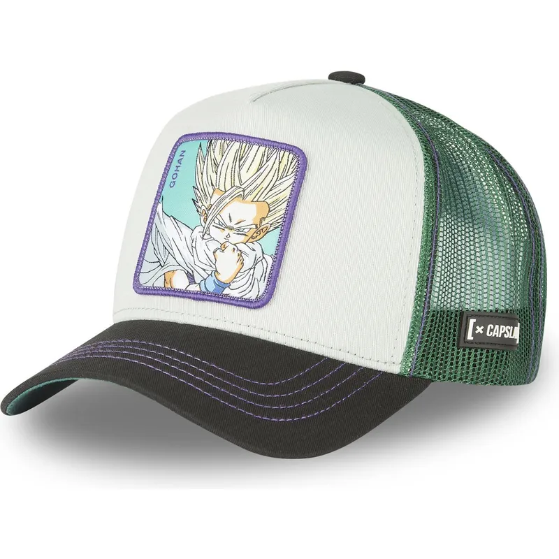 siltovka-zaoblena-siva-snapback-super-saiyan-2-goh2-son-gohan-dragon-ball-capslab
