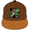 capslab-dragon-ball-shenron-she5-braune-trucker-kappe-mit-flachem-schirm