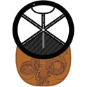 capslab-dragon-ball-shenron-she5-braune-trucker-kappe-mit-flachem-schirm