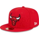 cap-rovna-red-ajustada-59fifty-draft-edition-2023-chicago-bulls-nba-new-era