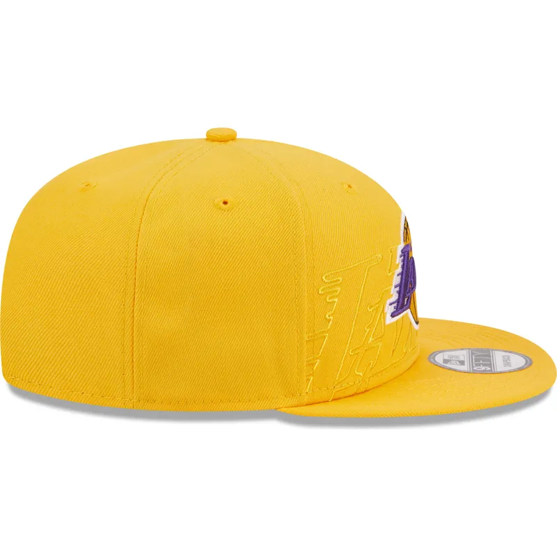 siltovka-rovna-zlta-snapback-9fifty-draft-edition-2023-los-angeles-lakers-nba-new-era