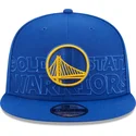 siltovka-rovna-modra-snapback-9fifty-draft-edition-2023-golden-state-warriors-nba-new-era