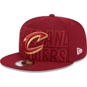 siltovka-rovna-cervena-snapback-9fifty-draft-edition-2023-cleveland-cavaliers-nba-new-era