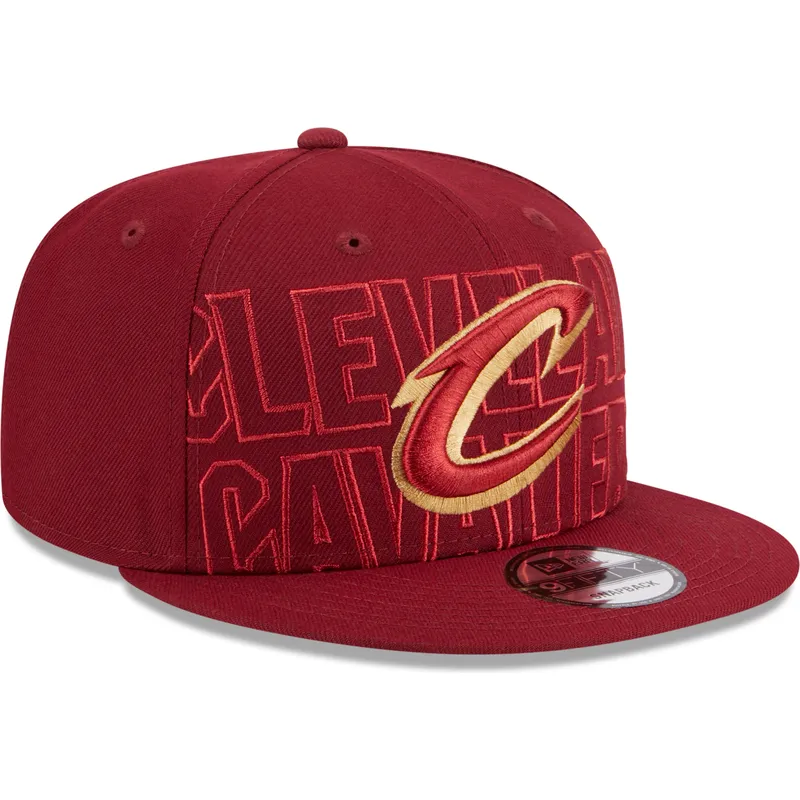 siltovka-rovna-cervena-snapback-9fifty-draft-edition-2023-cleveland-cavaliers-nba-new-era