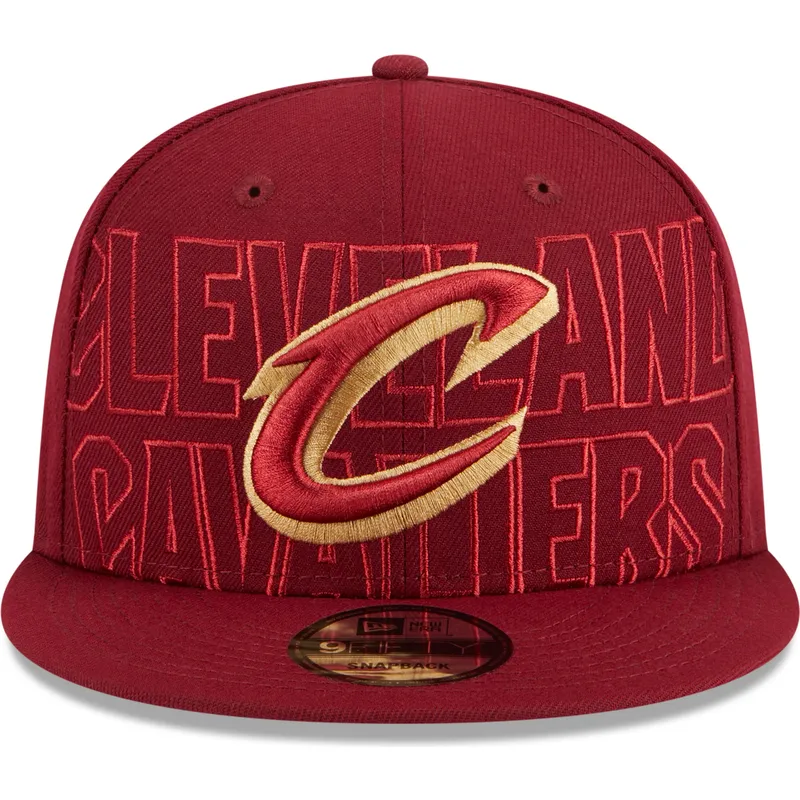 siltovka-rovna-cervena-snapback-9fifty-draft-edition-2023-cleveland-cavaliers-nba-new-era
