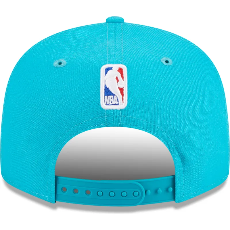 siltovka-rovna-modra-snapback-9fifty-draft-edition-2023-charlotte-hornets-nba-new-era