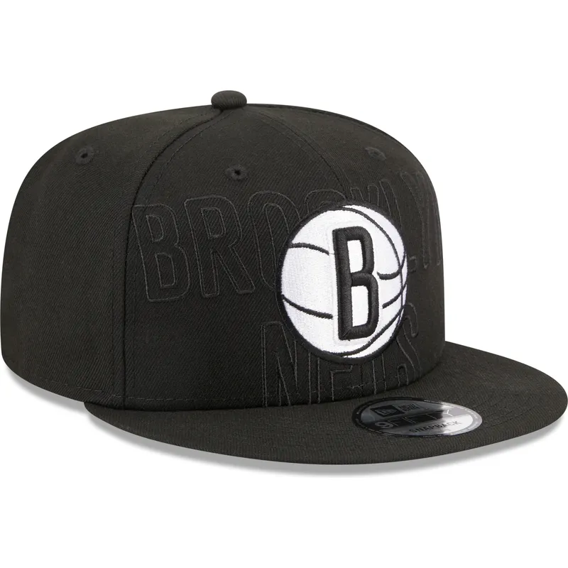 cap-rovna-black-snapback-9fifty-draft-edition-2023-brooklyn-nets-nba-new-era