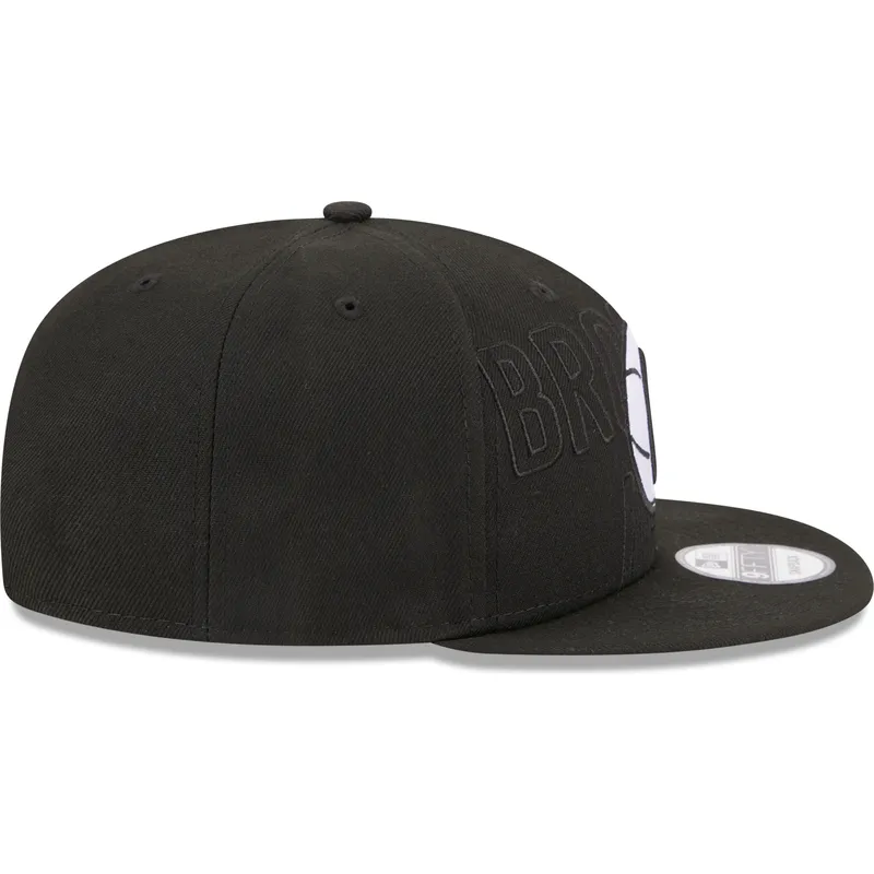 cap-rovna-black-snapback-9fifty-draft-edition-2023-brooklyn-nets-nba-new-era
