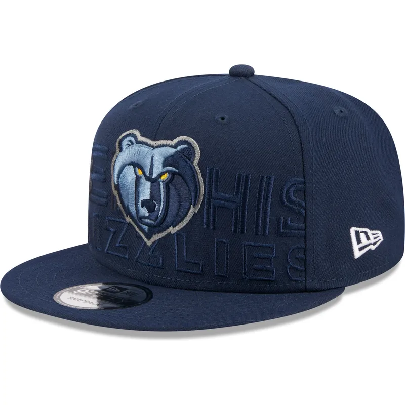 cap-rovna-navy-blue-snapback-9fifty-draft-edition-2023-memphis-grizzlies-nba-new-era