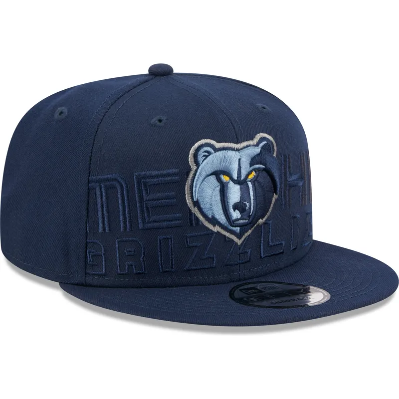 siltovka-rovna-tmavomodra-snapback-9fifty-draft-edition-2023-memphis-grizzlies-nba-new-era