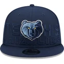 siltovka-rovna-tmavomodra-snapback-9fifty-draft-edition-2023-memphis-grizzlies-nba-new-era