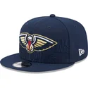siltovka-rovna-tmavomodra-snapback-9fifty-draft-edition-2023-new-orleans-pelicans-nba-new-era