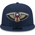 siltovka-rovna-tmavomodra-snapback-9fifty-draft-edition-2023-new-orleans-pelicans-nba-new-era