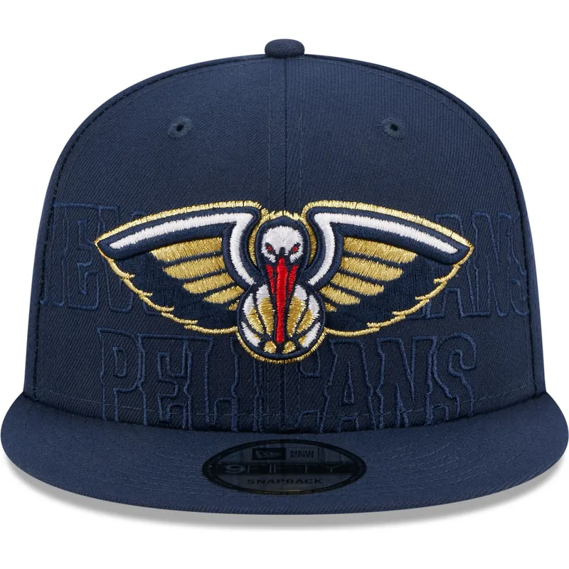 siltovka-rovna-tmavomodra-snapback-9fifty-draft-edition-2023-new-orleans-pelicans-nba-new-era