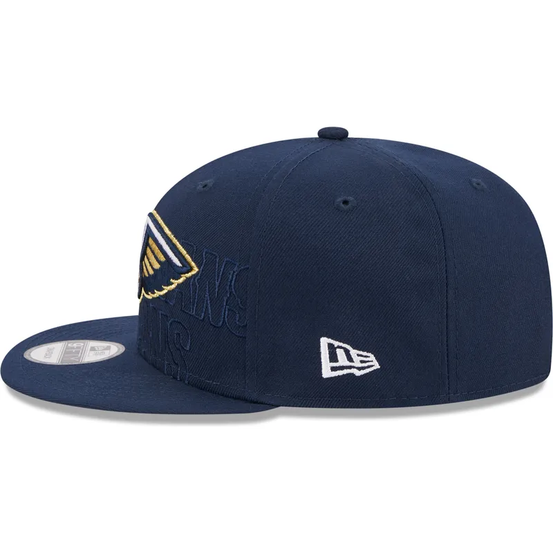 siltovka-rovna-tmavomodra-snapback-9fifty-draft-edition-2023-new-orleans-pelicans-nba-new-era
