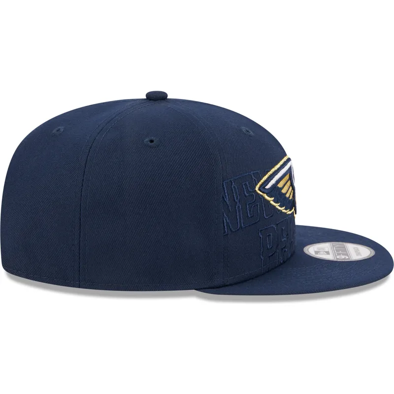 siltovka-rovna-tmavomodra-snapback-9fifty-draft-edition-2023-new-orleans-pelicans-nba-new-era