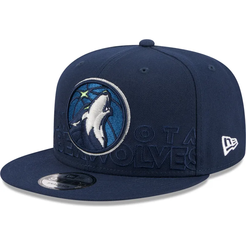 siltovka-rovna-tmavomodra-snapback-9fifty-draft-edition-2023-minnesota-timberwolves-nba-new-era