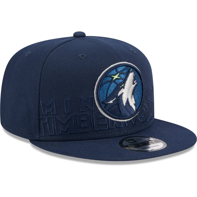 siltovka-rovna-tmavomodra-snapback-9fifty-draft-edition-2023-minnesota-timberwolves-nba-new-era