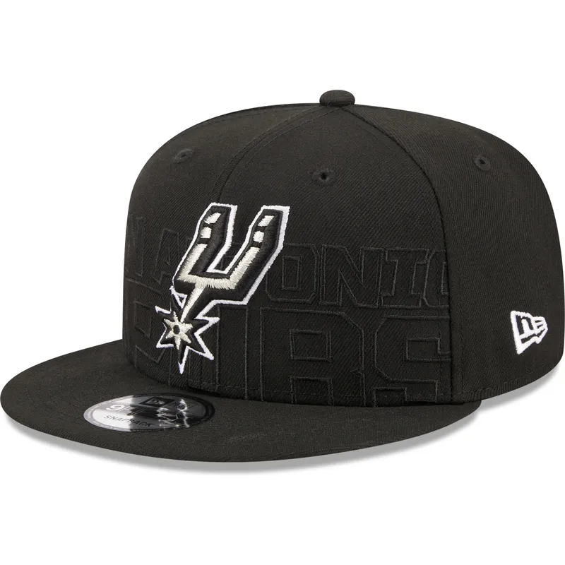 siltovka-rovna-cierna-snapback-9fifty-draft-edition-2023-san-antonio-spurs-nba-new-era