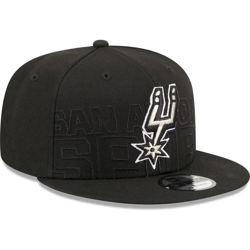 siltovka-rovna-cierna-snapback-9fifty-draft-edition-2023-san-antonio-spurs-nba-new-era