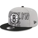 cap-rovna-gray-snapback-9fifty-draft-edition-2023-brooklyn-nets-nba-new-era