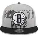 cap-rovna-gray-snapback-9fifty-draft-edition-2023-brooklyn-nets-nba-new-era