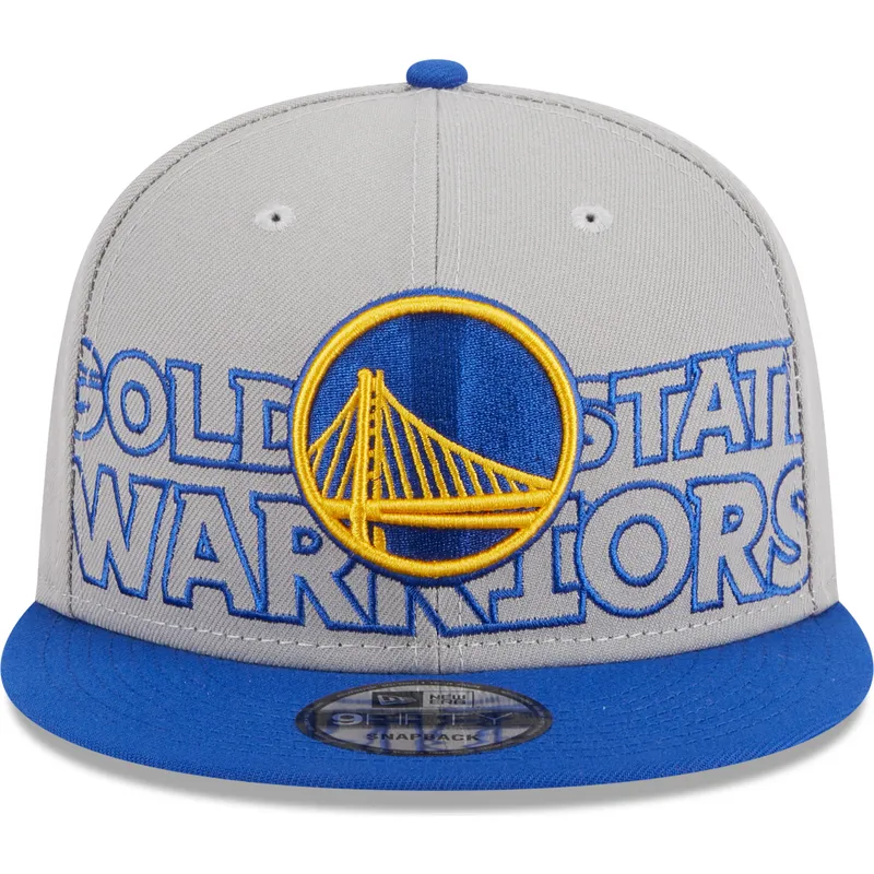 siltovka-rovna-siva-snapback-9fifty-draft-edition-2023-golden-state-warriors-nba-new-era
