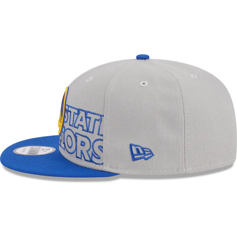 siltovka-rovna-siva-snapback-9fifty-draft-edition-2023-golden-state-warriors-nba-new-era